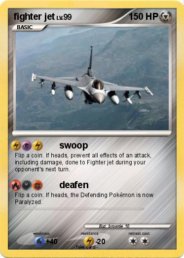 Pokemon fighter jet