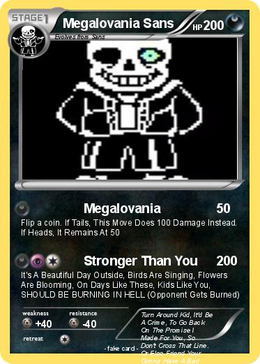Pokemon Megalovania Sans