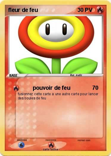 Pokemon fleur de feu