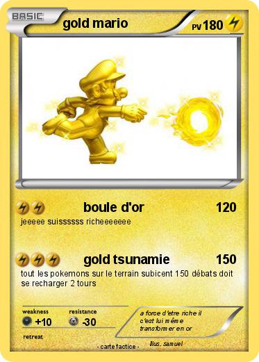 Pokemon gold mario