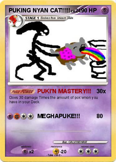 Pokemon PUKING NYAN CAT!!!!!