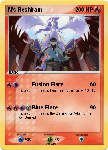 Pokemon N's Reshiram