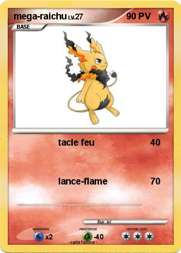 Pokemon mega-raichu