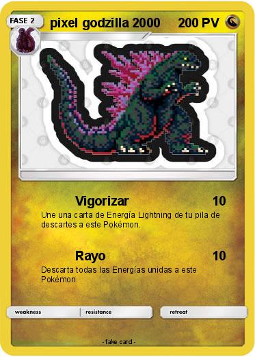 Pokemon pixel godzilla 2000