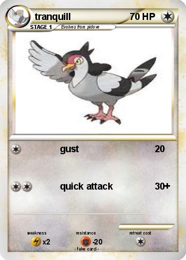 Pokemon tranquill
