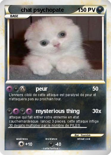 Pokemon chat psychopate