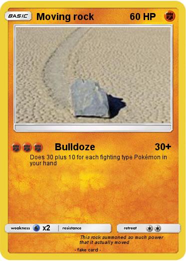 Pokemon Moving rock
