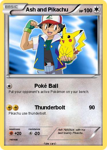 Pokemon Ash and Pikachu