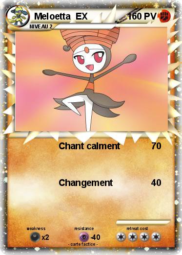 Pokemon Meloetta  EX