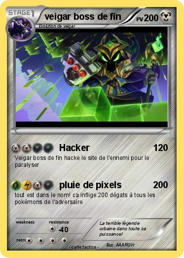 Pokemon veigar boss de fin