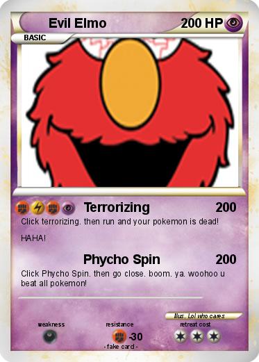 Pokemon Evil Elmo