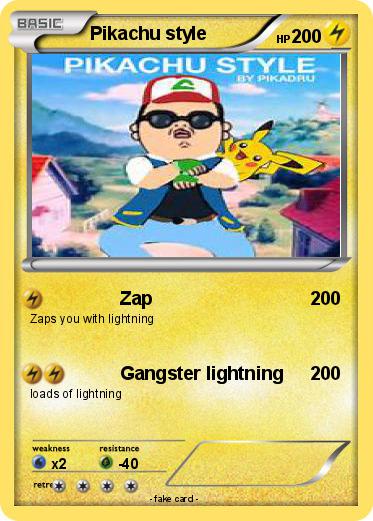 Pokemon Pikachu style