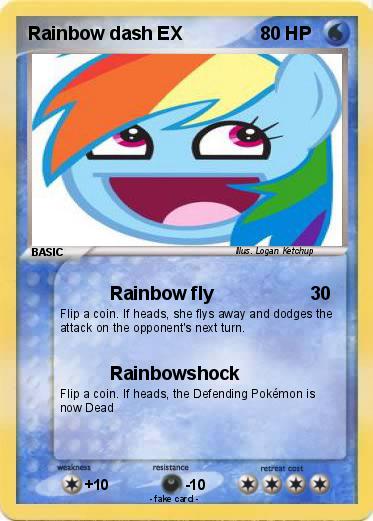 Pokemon Rainbow dash EX