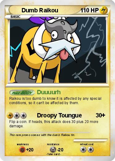 Pokemon Dumb Raikou