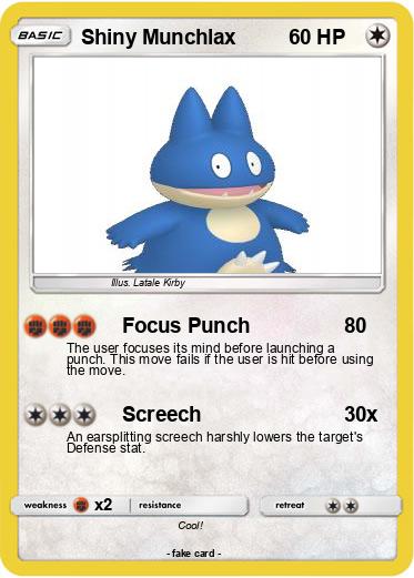 Pokemon Shiny Munchlax