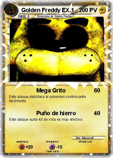 Pokemon Golden Freddy EX.1
