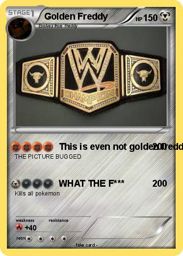 Pokemon Golden Freddy