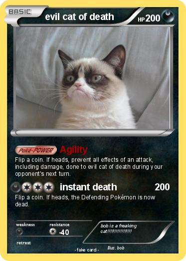 Pokemon evil cat of death