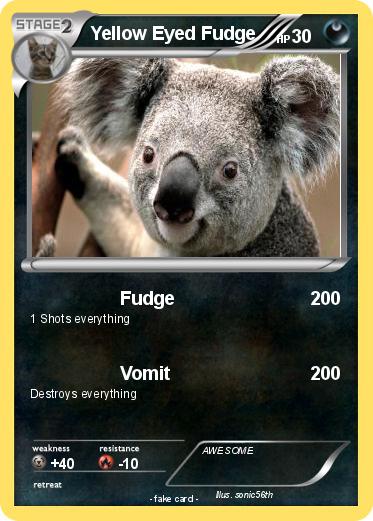 Pokemon Yellow Eyed Fudge