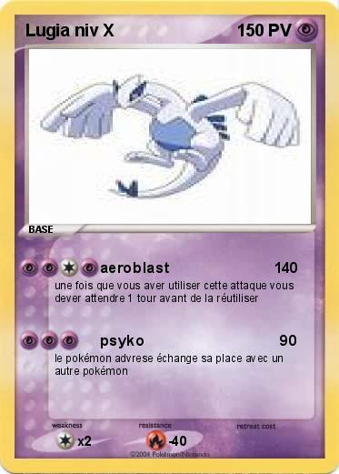 Pokemon Lugia niv X