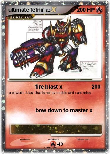 Pokemon ultimate fefnir
