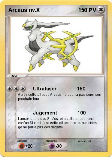 Pokemon Arceus nv.X