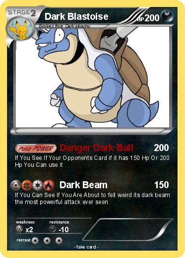 Pokemon Dark Blastoise