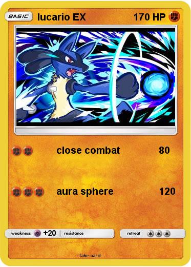 Pokemon lucario EX