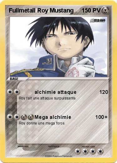 Pokemon Fullmetall Roy Mustang
