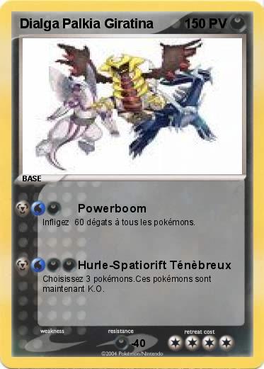 Pokemon Dialga Palkia Giratina
