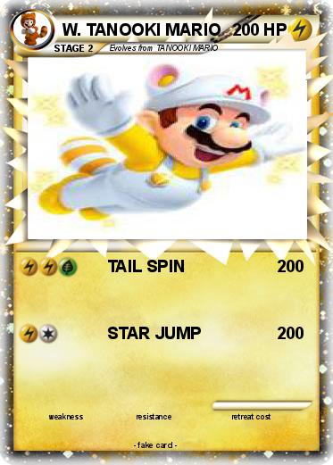 Pokemon W. TANOOKI MARIO