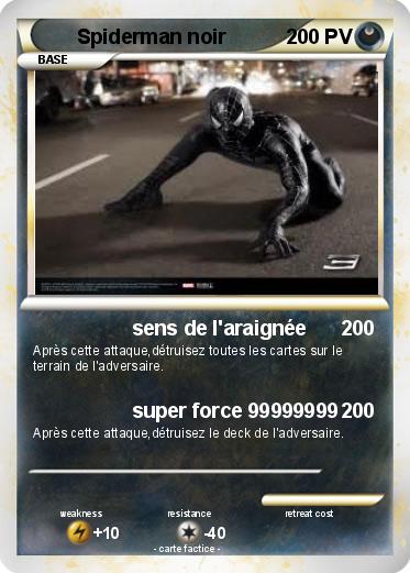 Pokemon Spiderman noir