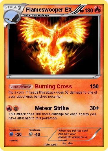 Pokemon Flameswooper EX