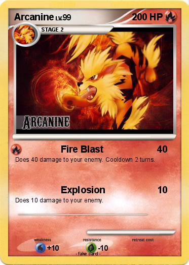 Pokemon Arcanine