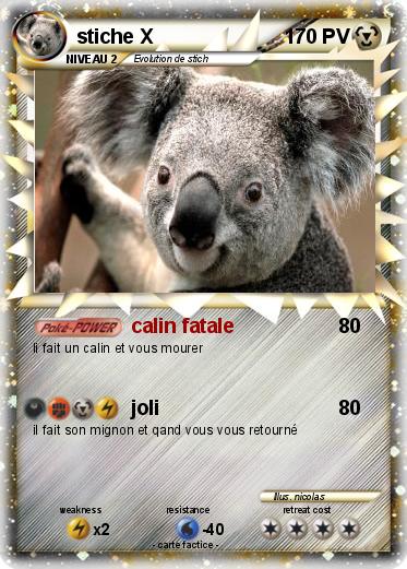 Pokemon stiche X