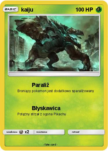 Pokemon kaiju