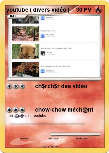 Pokemon youtube ( divers vidéo )