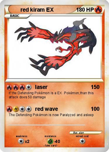 Pokemon red kiram EX