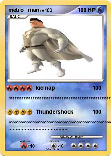 Pokemon metro   man