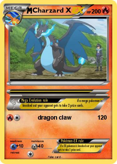Pokemon Charzard X