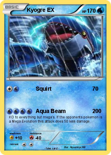 Pokemon Kyogre EX