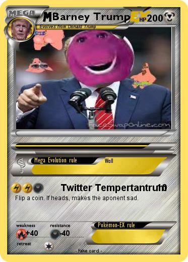Pokemon Barney Trump