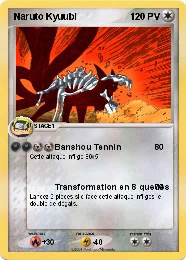 Pokemon Naruto Kyuubi