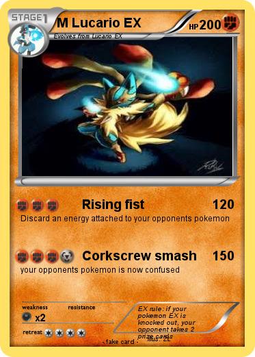 Pokemon M Lucario EX