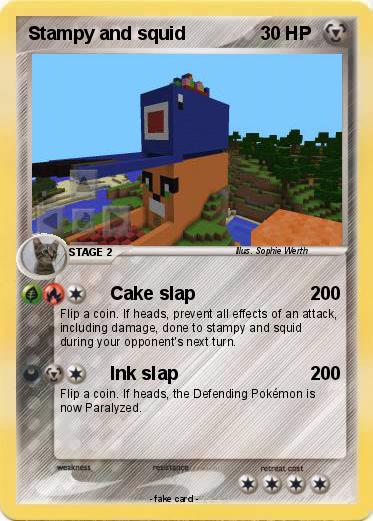 Pokemon Stampy and squid