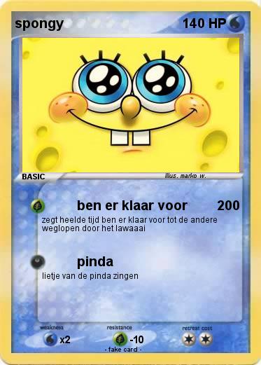 Pokemon spongy
