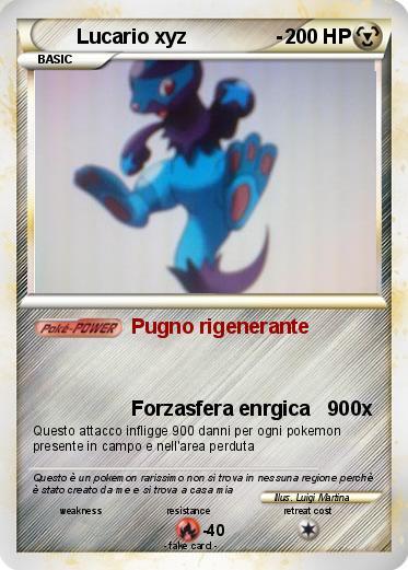 Pokemon Lucario xyz                -