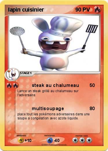 Pokemon lapin cuisinier