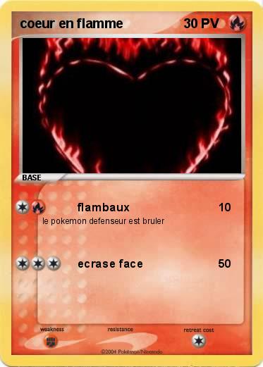 Pokemon coeur en flamme 