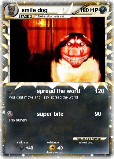 Pokemon smile dog